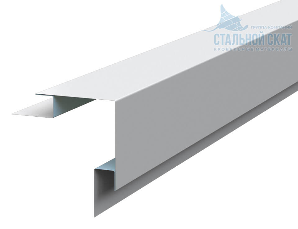 Планка угла наружного сложного 75х75х3000 NormanMP (ПЭ-01-9003-0.5) в Волоколамске