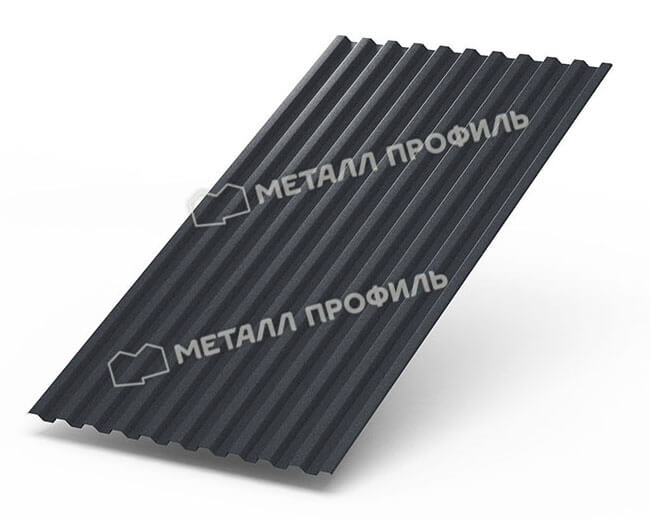 Профнастил С21 х 1000 - B (Steelmatt-20-7024-0.4±0.08мм) в Волоколамске