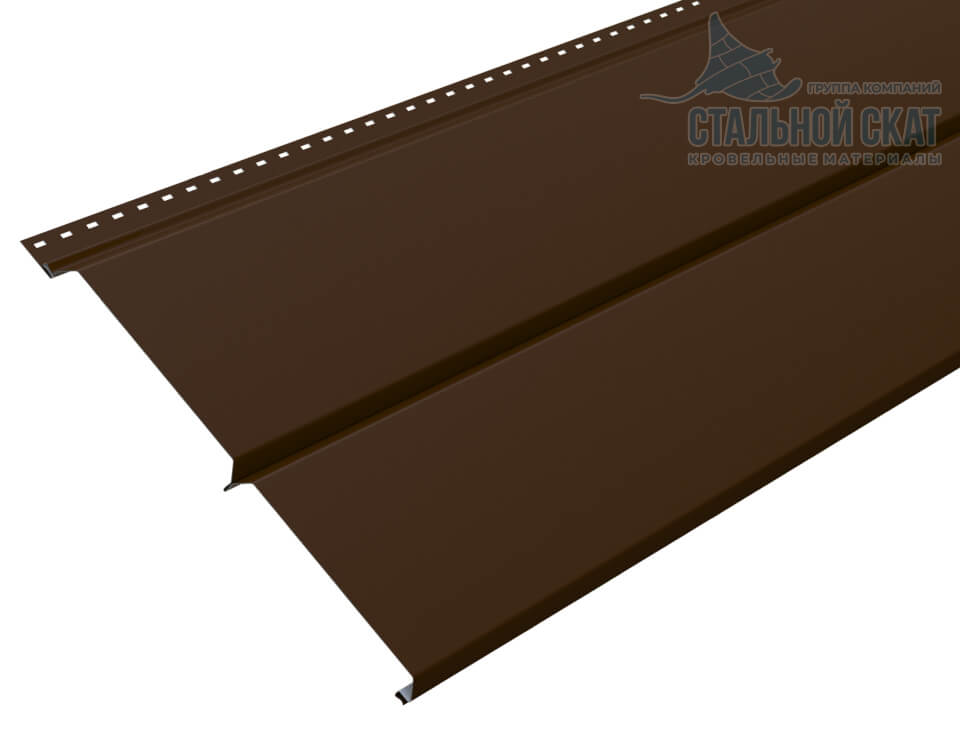 Сайдинг Lбрус-XL-14х335 (VALORI-20-Brown-0.5) в Волоколамске