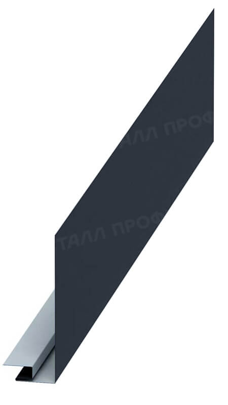 Планка карнизного свеса сложная 250х50х3000 (VikingMP-01-7016-0.45)
