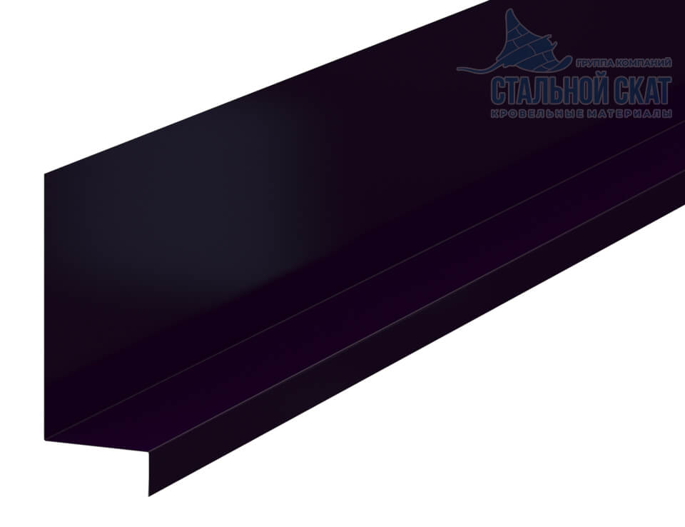 Планка примыкания боковая FASTCLICK 150х65х2000 (VALORI-20-Violet-0.5)